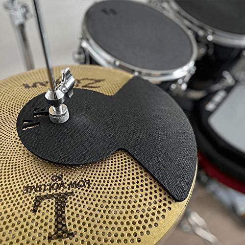 Vic Firth Rock Version Drum and Cymbal Mute Pad Set: 12”, 13”, 14”, 16", 22" Drum Pads Plus Hi-hat a