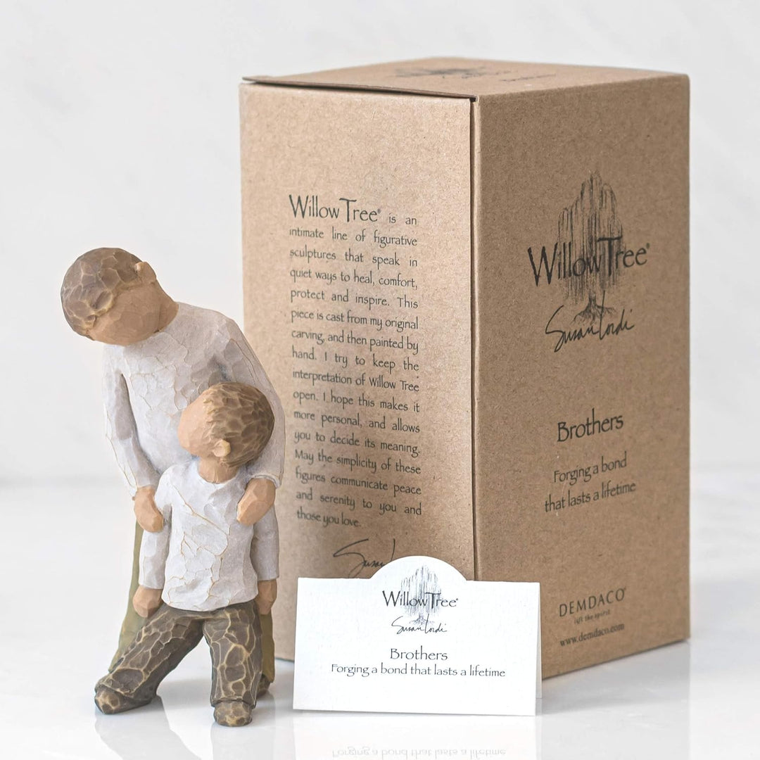 Willow Tree Figur, Kunststoff, Beige, 5" Height Brüder, Brüder