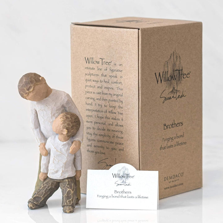 Willow Tree Figur, Kunststoff, Beige, 5" Height Brüder, Brüder