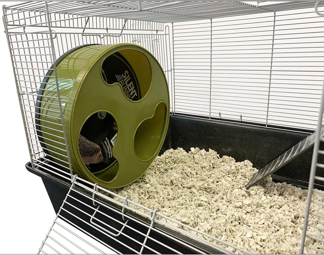 Exotic Nutrition Silent Runner 30,5 cm breit + Sandschiene, Käfigbefestigung