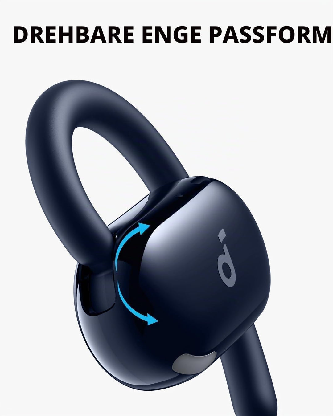 soundcore Anker V20i Open-Ear Headphones, Adjustable Ear Hooks, Noise-Free Calls, IP55, LED, 36 Hour