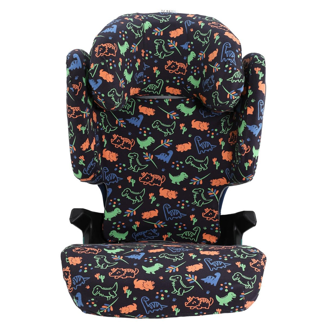 JYOKO KIDS Schutzhülle kompatibel mit Romer Kidfix (Romer Kidfix M I-SIZE, Happy Dino)