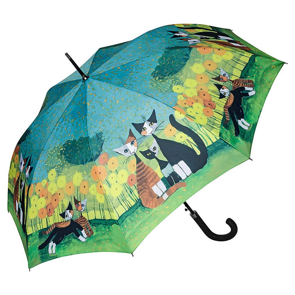 VON LILIENFELD Regenschirm Rosina Wachtmeister: All Together Auf-Automatik Damen Kunst Stockschirm S