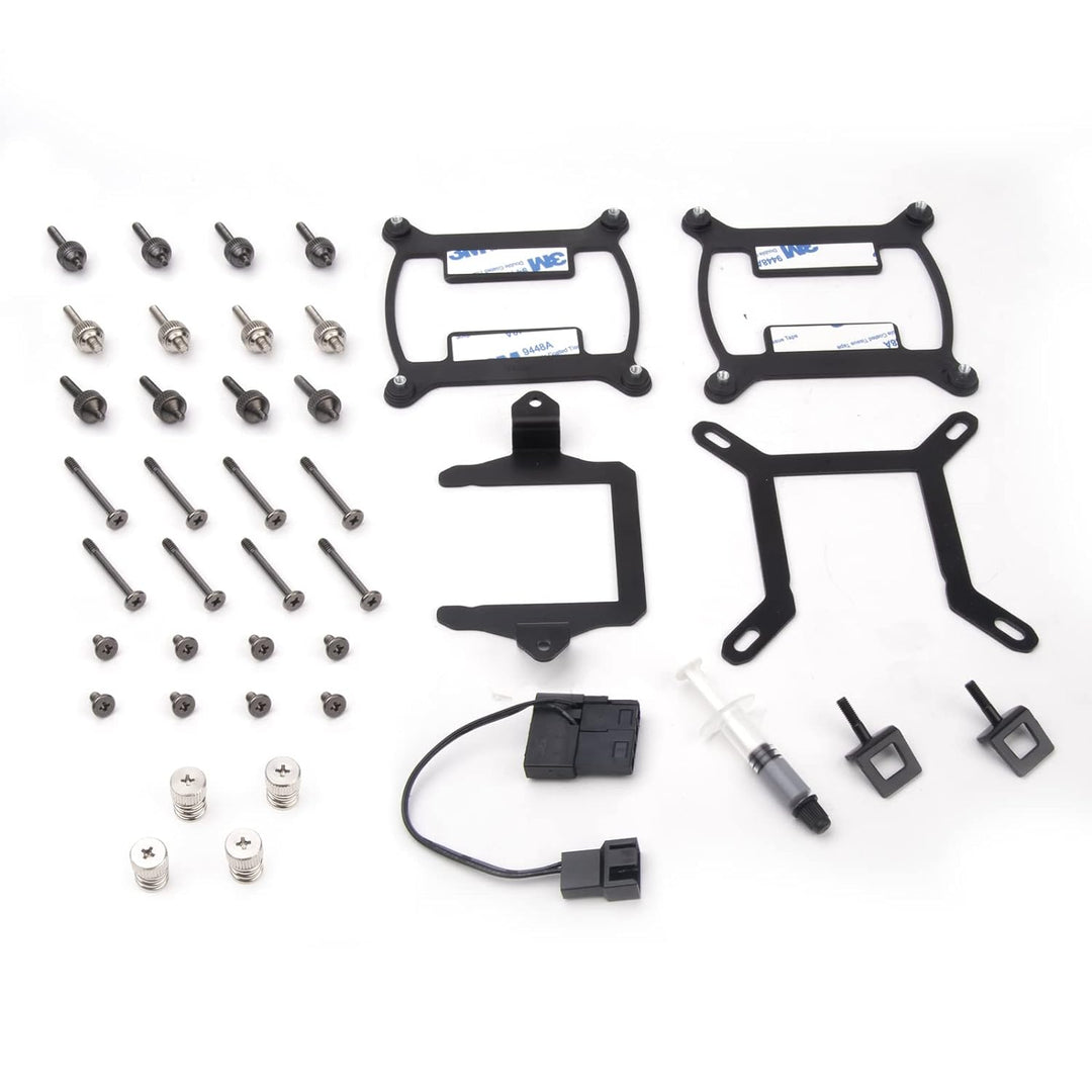 SilverStone Technology SST-PF240W-ARGB-V2 - PermaFrost Premium-Wasserkühler, zweifach einstellbare 1