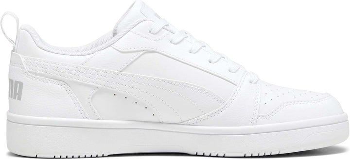 PUMA Unisex Rebound V6 Low Leichtathletik-Schuh 40 EU Puma White Cool Light Gray, 40 EU Puma White C