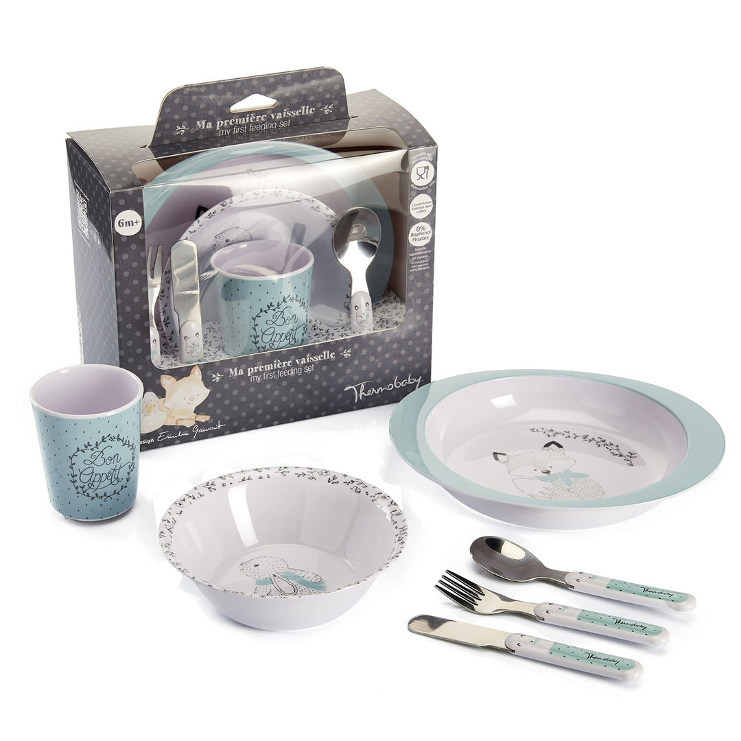 Thermobaby Geschirrset, Melamin, Bohrer
