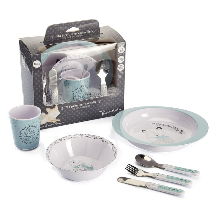 Thermobaby Geschirrset, Melamin, Bohrer