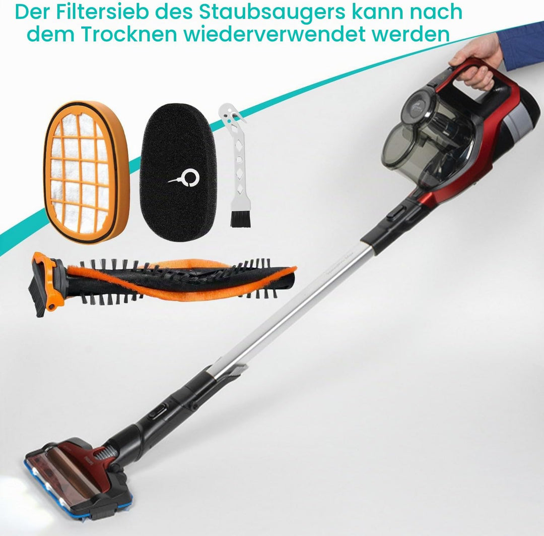 Philips Staubsauger Filter Set - Speedpro Max Bürste, HEPA + ABS Filter - Kompatibel Mit FC6812/6814