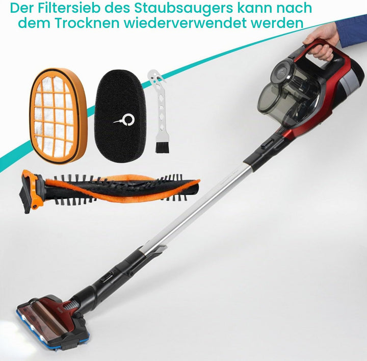 Philips Staubsauger Filter Set - Speedpro Max Bürste, HEPA + ABS Filter - Kompatibel Mit FC6812/6814