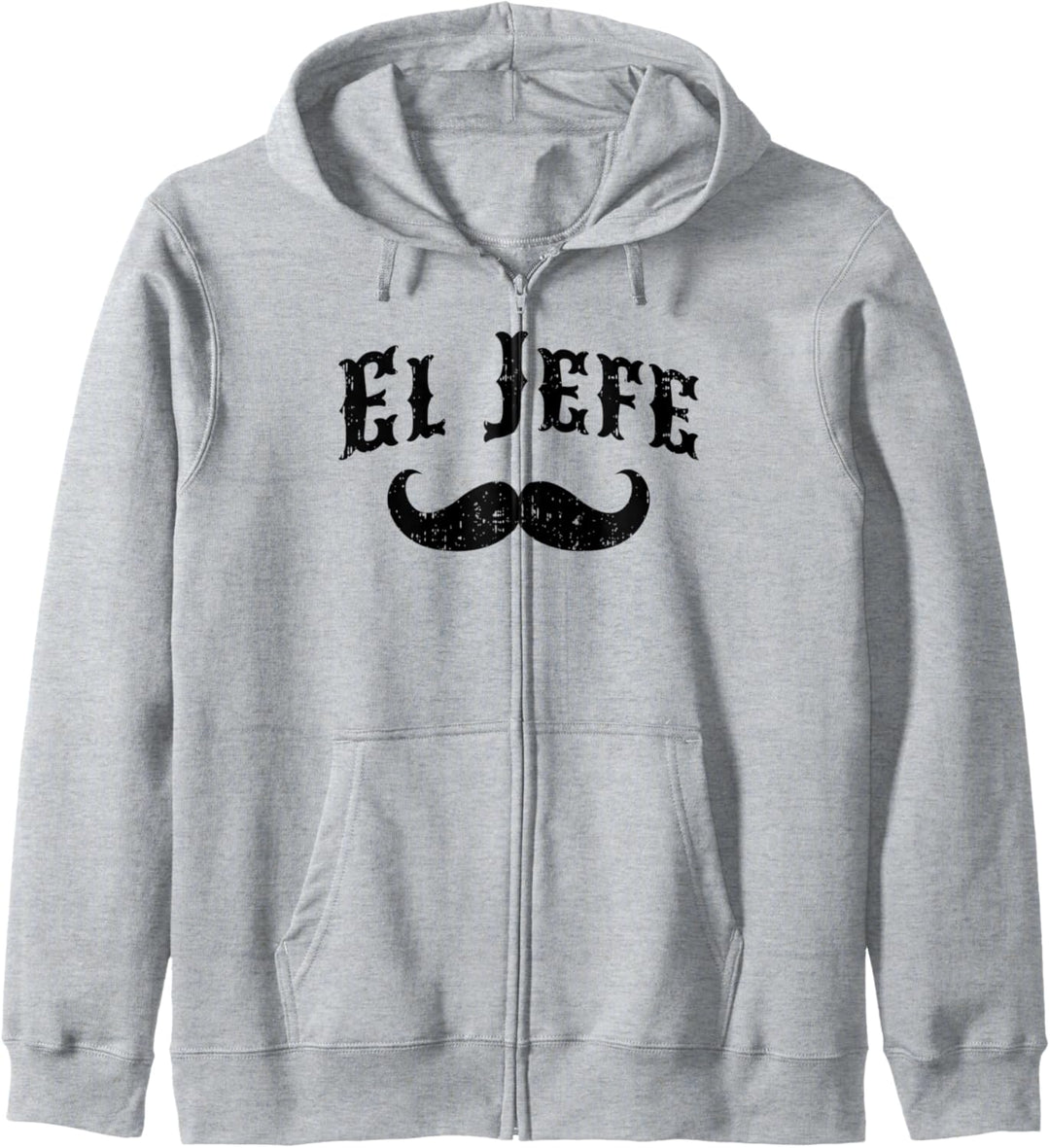 El Jefe The Boss in Spanisch Lustiger Schnurrbart Kapuzenjacke