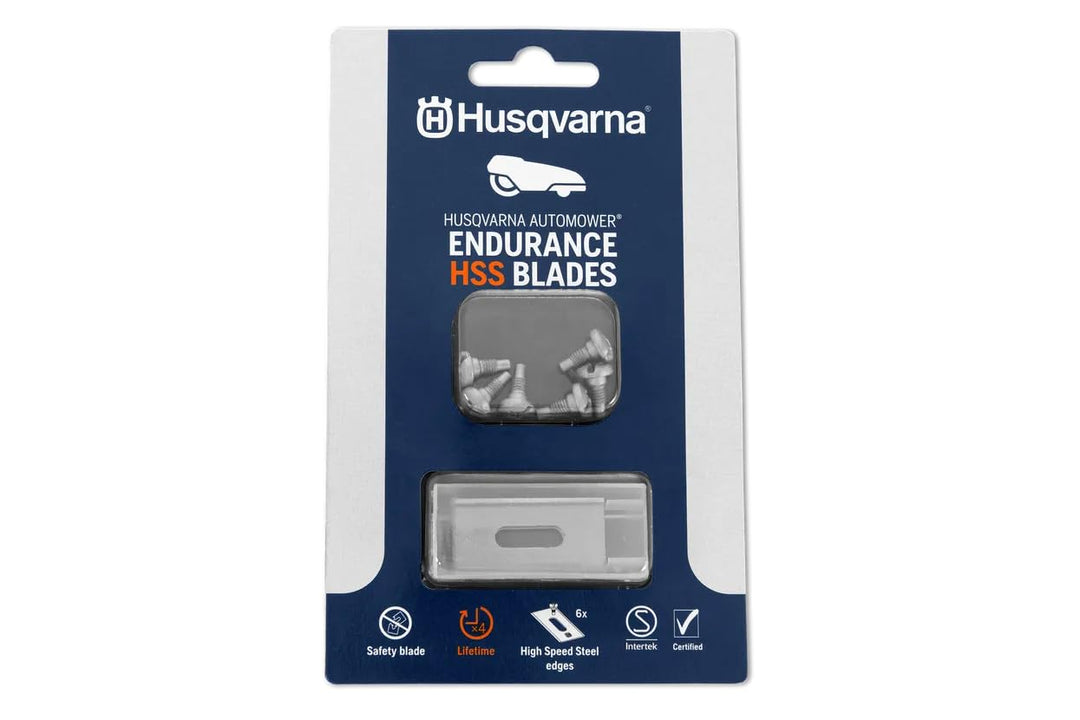 Husqvarna Automower® Endurance Pro Messer – 6er-Pack aus Hochgeschwindigkeits-Kohlenstoffstahl, 4-Ka