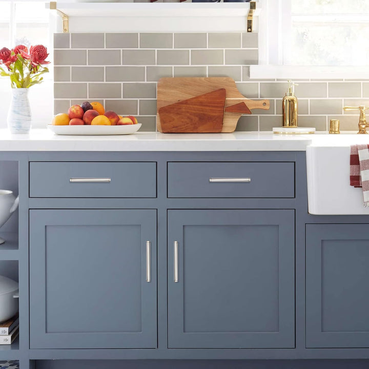 goldenwarm 10 Stück Küchengriffe Edelstahl Gebürstet Möbelgriffe Vintage Türgriffe Küche Schrankgrif