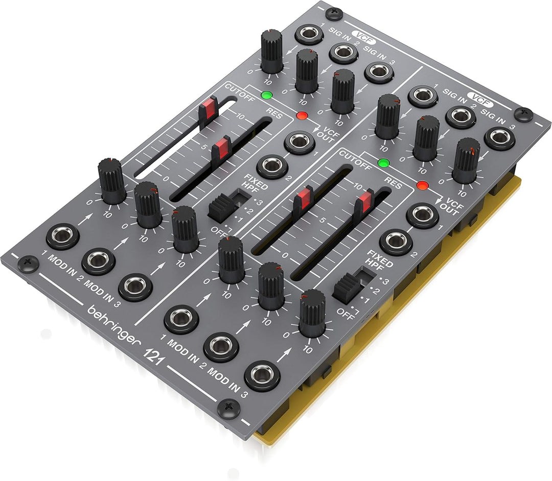 Behringer 121 DUAL VCF Legendäres analoges Dual-VCF-Modul für Eurorack, 121 DUAL VCF