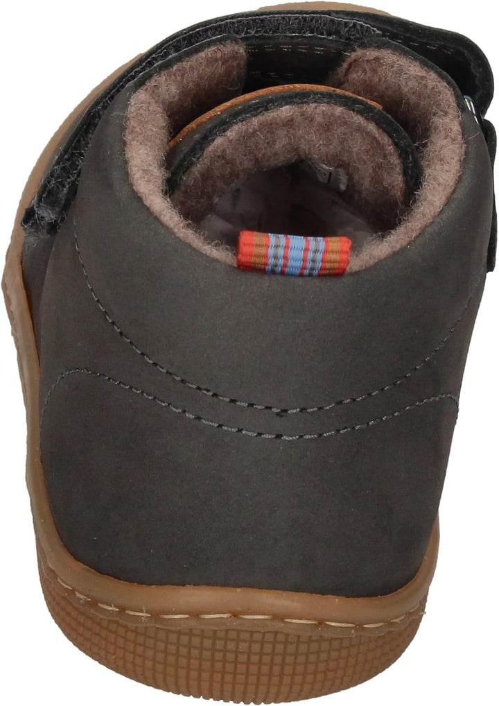 Koel4Kids Nubuk Lederschuhe Navy + Wollfutter, Barfussschuhe breitere Leiste Don 002.233-100 28 EU D