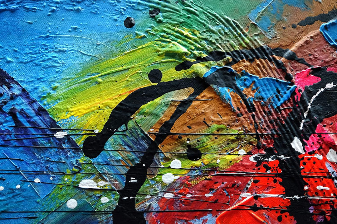 Monica Mirafiori I 100% HANDGEMALT I Gemälde ILLUSION 140x70cm | Gemälde Handgemalt | Acrylgemälde |