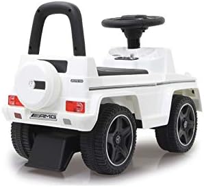 JAMARA 460403 Rutscher Mercedes-Benz AMG G63 Kippschutz, Kofferraum unter Sitzfläche, Schub-und Halt