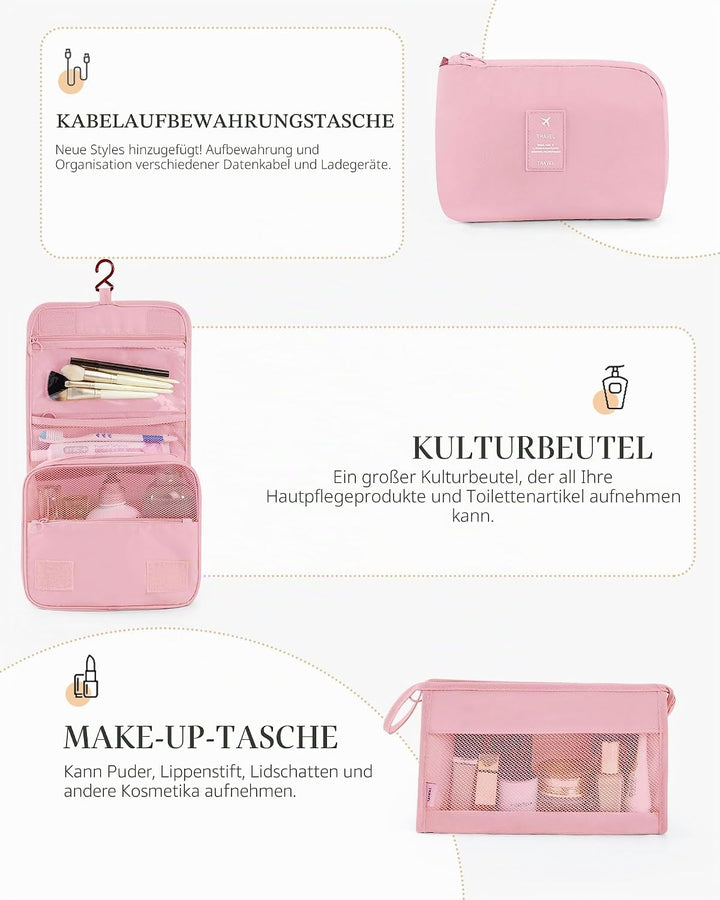 koffer Organizer 11-teilig, Packing Cubes, leichte Reisegepäck-Organizer, platzsparend, wasserdicht,