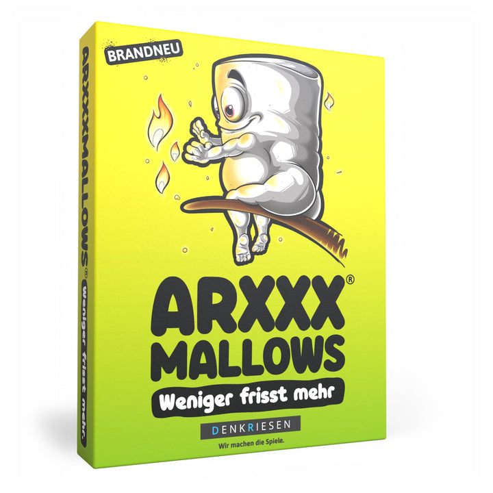 DENKRIESEN - ARS*HMALLOWS – Weniger frisst mehr. In der Premiumbox | Kartenspiel | Ab 9 Jahren | 2-6
