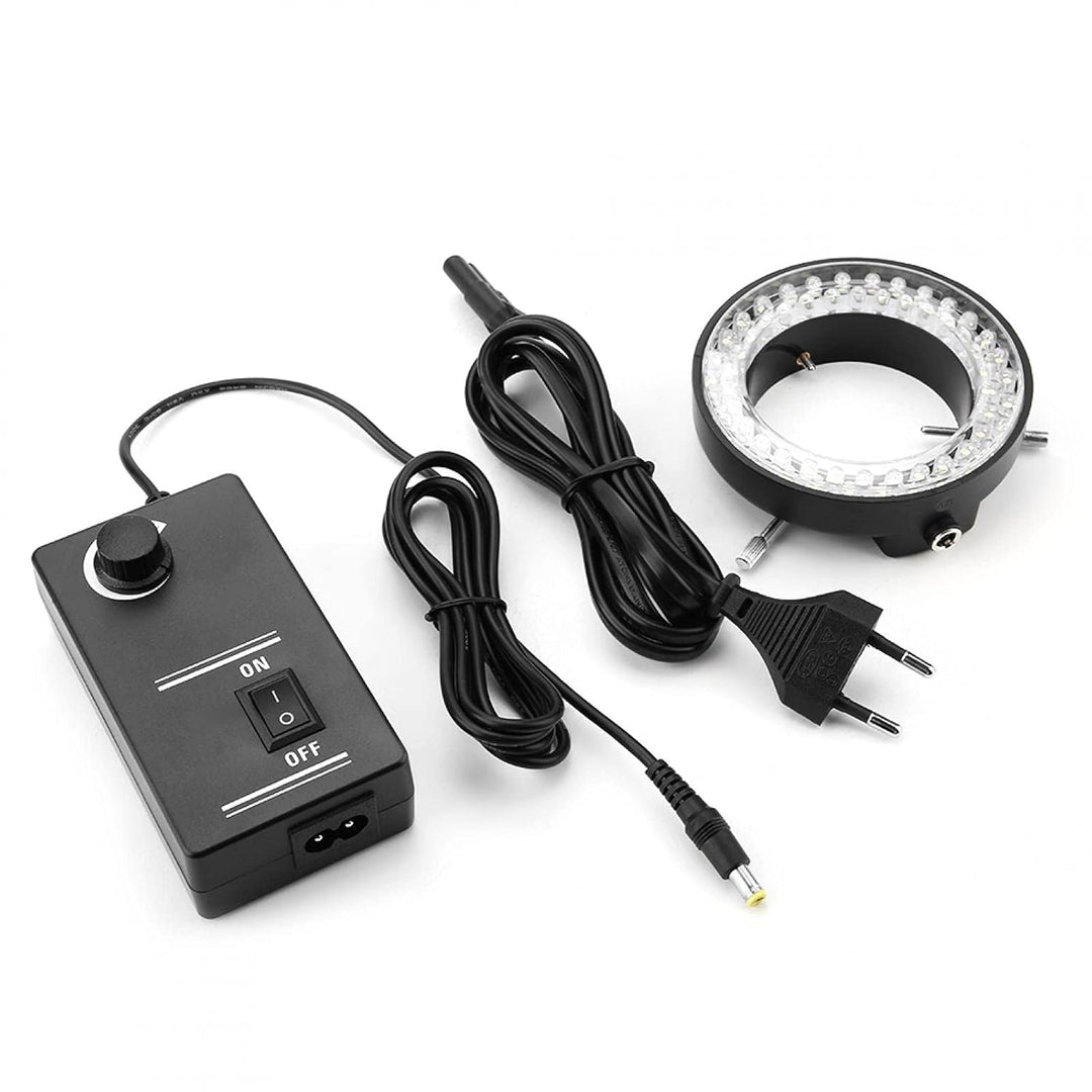 3,5 W LED-Mikroskop-Ringlicht, Mikroskope LED-Beleuchtungslampe Helligkeit Einstellbare Ringlampe Be
