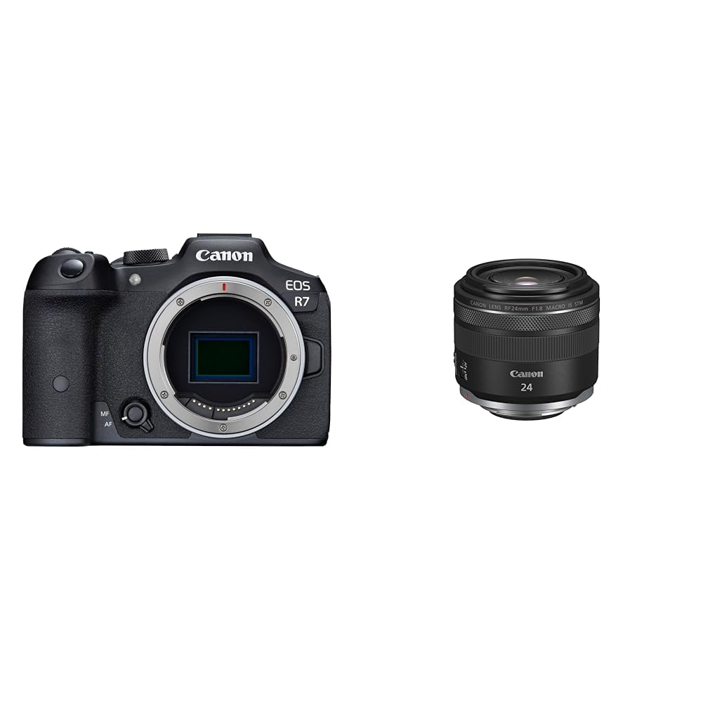 Canon EOS R7 Body + Objektiv RF 24mm F1.8 Macro IS STM, R7 Body + Objektiv