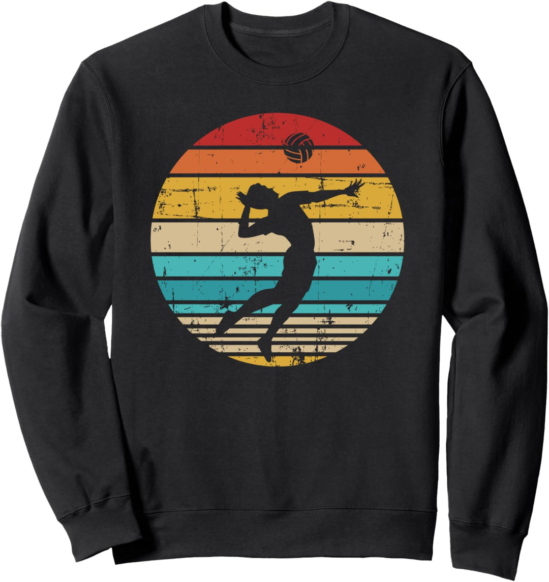 Volleyball vintage retro Sweatshirt