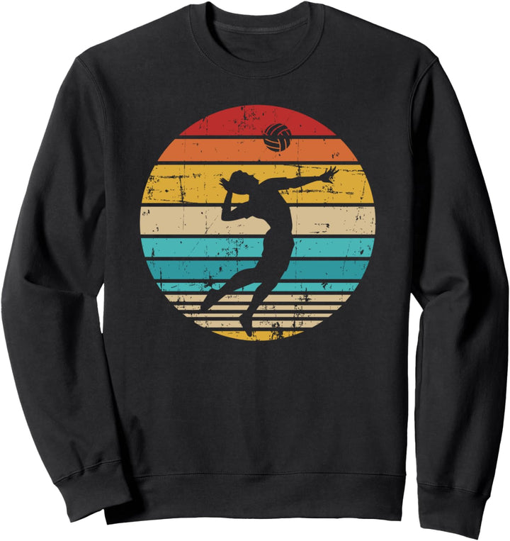Volleyball vintage retro Sweatshirt