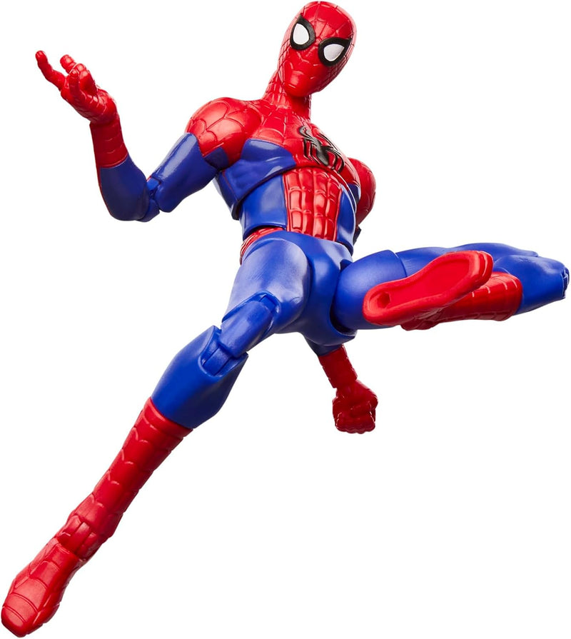 Marvel Legends Series Peter Parker, Action-Sammelfigur zu Spider-Man: A New Universe (15 cm), Peter