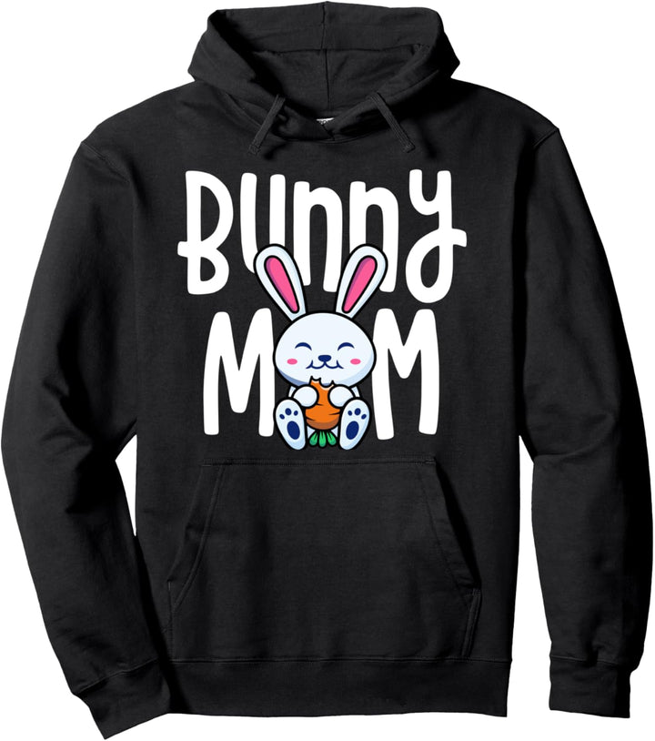 Bunny Mom Shirt For Kids Women Girls Pet Rabbit Lover Gift Pullover Hoodie