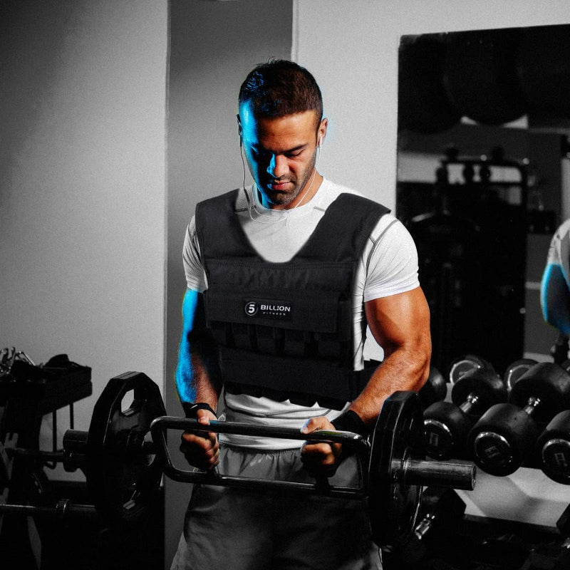 5BILLION FITNESS Monstervest Gewichtsweste von 1kg-20 Kg Gewicht Warnwesten für Gewicht Training Kra