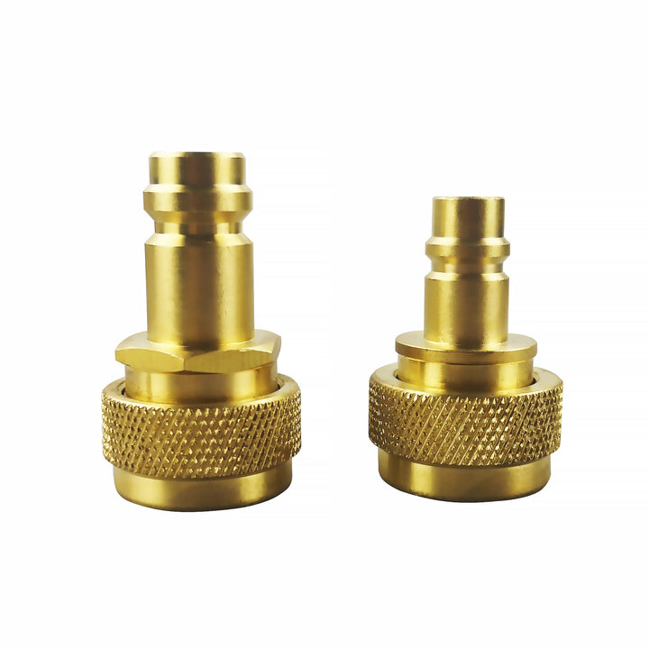 Quick Adapter Einstellbarer High- und Low-Side-Anschluss R134a Quick Coupler-Anschluss an R1234yf ，