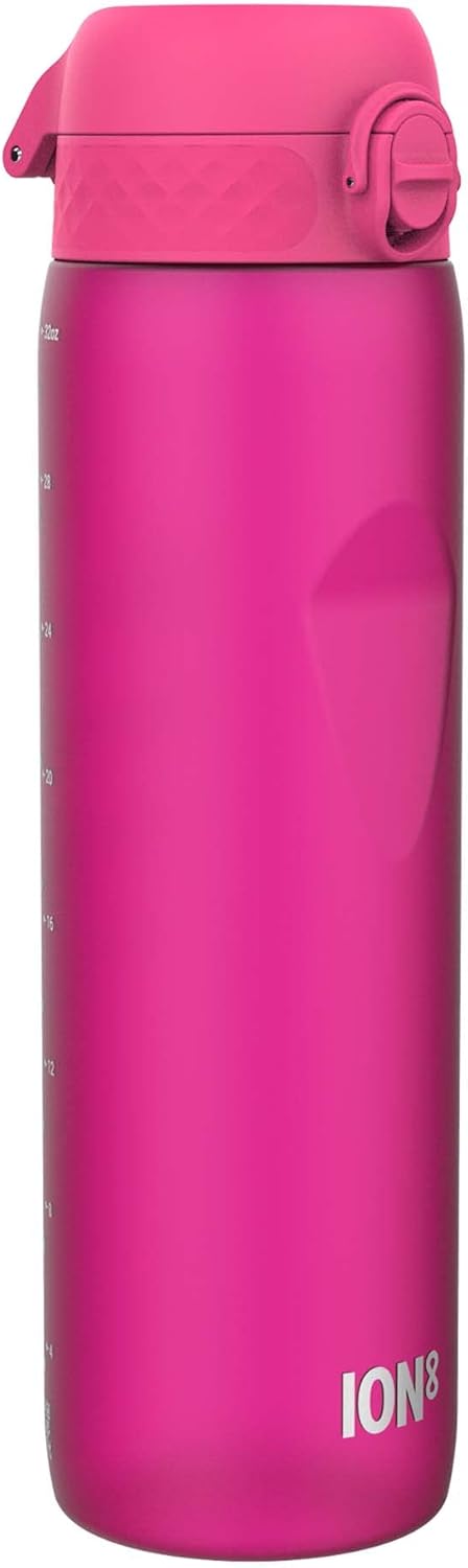 Ion8 1 Liter Trinkflasche, 1000ml, Auslaufsicher, Einhandöffnung, Sichere Verriegelung, Spülmaschine