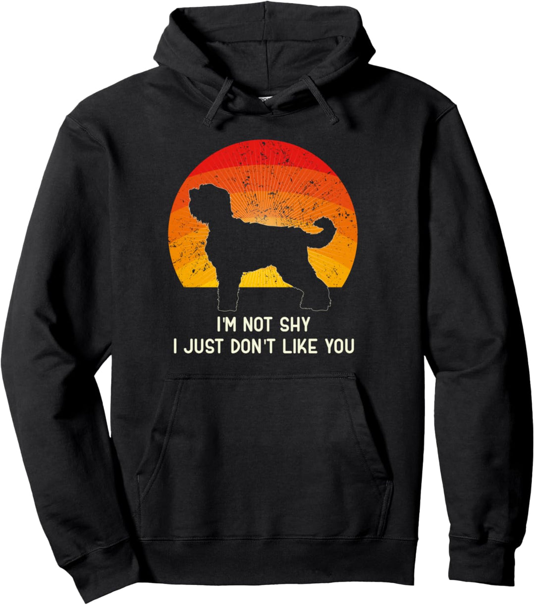 Schwarzer Russischer Tchiorny Terrier Hunderasse Pullover Hoodie