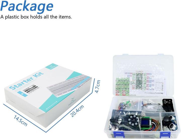 FREENOVE Super Starter Kit for Raspberry Pi Pico (Not Included) (Compatible with Arduino IDE), 513-P