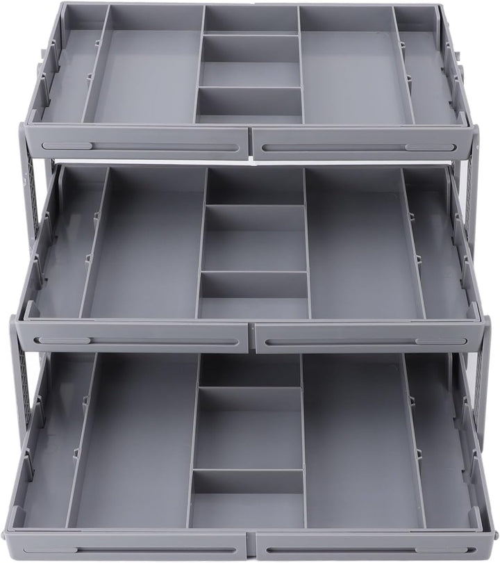 Multi -Level -Schubladenorganisator, Make -up -Organisator für Schubladenküche Geräte Utensilien Erw