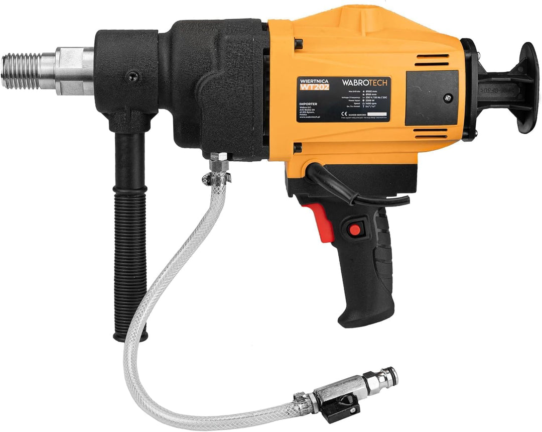 WABROTECH® Kernbohrgerät Handgeführt ⌀ 22–202 mm - Diamant-Kernbohrmaschine 1400 U/min - Freihand-Ke