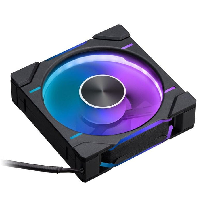PHANTEKS D30 PWM Reverse Airflow D-RGB Lüfter - 120mm, schwarz 1 Stück - Reverse Black, 1 Stück - Re
