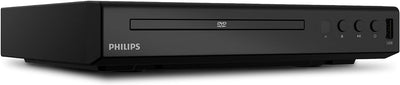 Philips DVD-Player TAEP200/20 - 2021 Modell - Für nahezu alle Disc-Formate - USB Media Link - Schwar