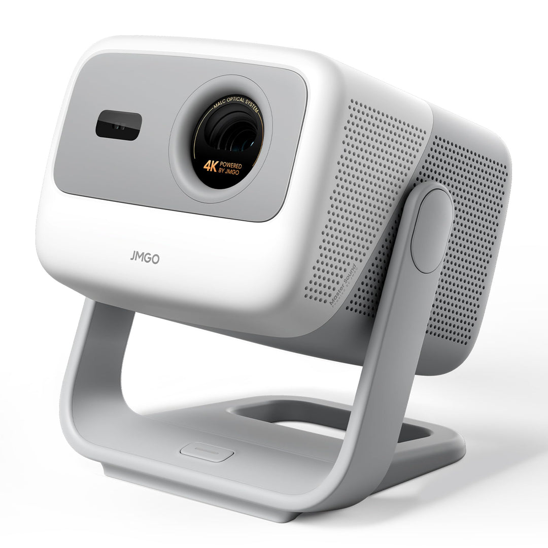 JMGO N1S 4K UHD Mini Beamer, Triple Laser Projektor, 1700 ISO Lumen, Gimbal Echtzeit Autofokus, Goog