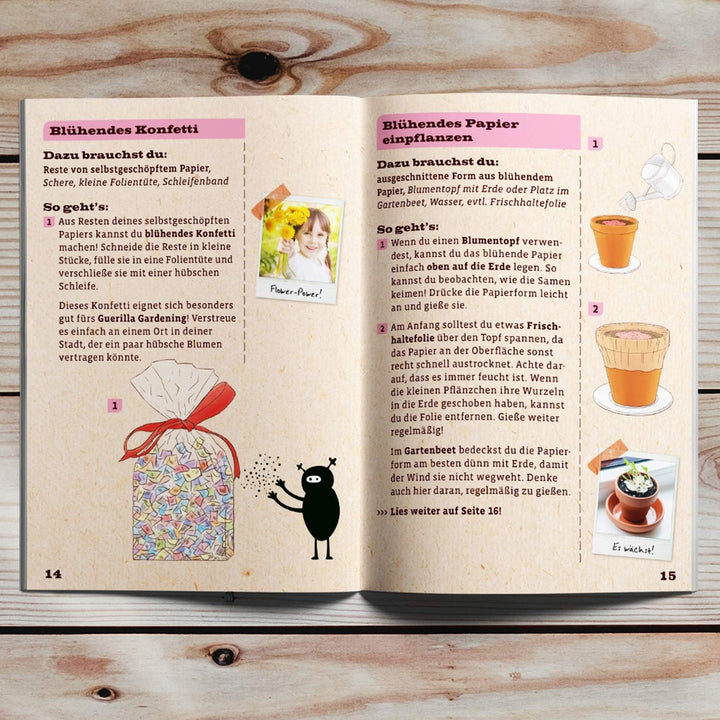 Kosmos 604202 AllesKönnerKiste Blühendes Papier. DIY-Bastelset für Mädchen und Jungen ab 8 Jahren, S