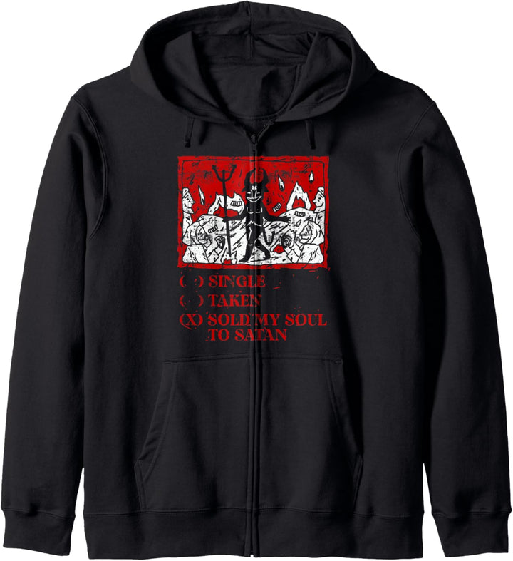 Occult Antichrist Sold My Soul To Satan Satanism Devil Kapuzenjacke