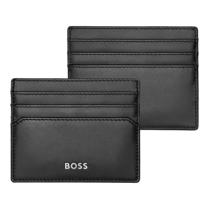 Hugo Boss Classic Smooth Card Holder Black 16.2 Schwarz, 16.2 Schwarz