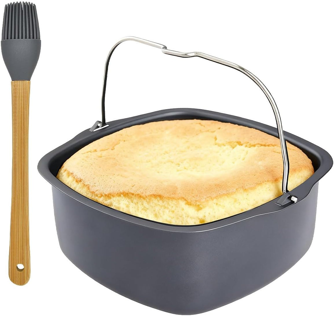 Airfryer Backform 22 cm Heissluftfritteuse Backform Muffinformen für Airfryer XL Auflaufform Wiederv