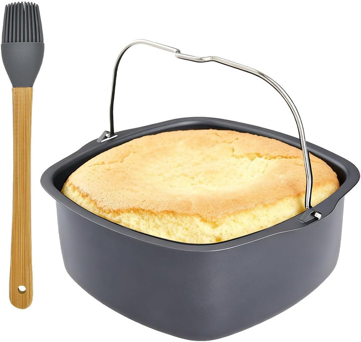 Airfryer Backform 22 cm Heissluftfritteuse Backform Muffinformen für Airfryer XL Auflaufform Wiederv