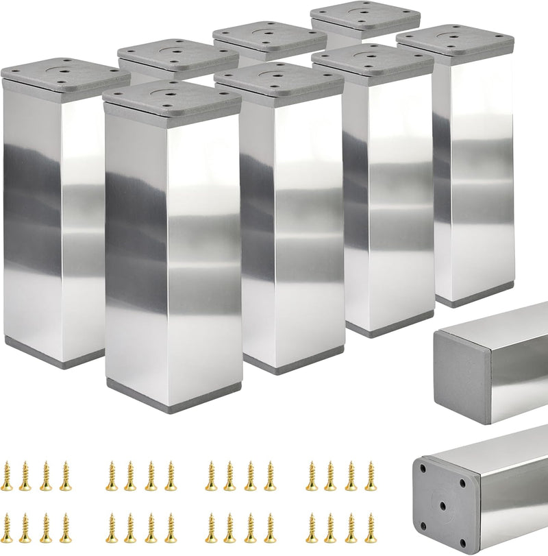 Alusfera Möbelfüsse - Höhenverstellbar - Möbelfüsse Verstellbare - Möbelfuss - Schrankfüsse - Möbelb