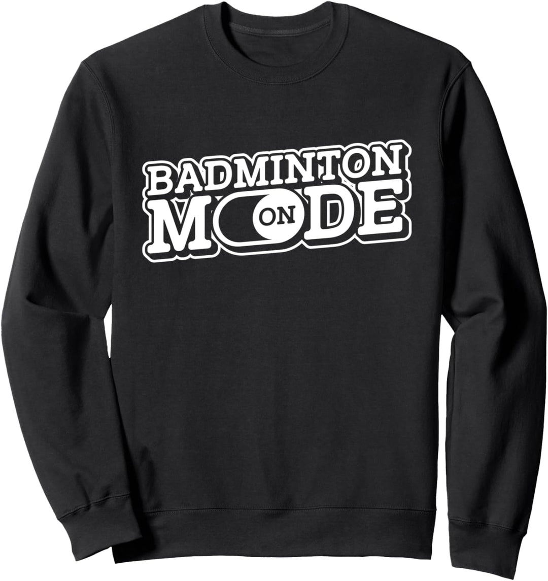 Federball Spieler - Schläger Badminton Sweatshirt