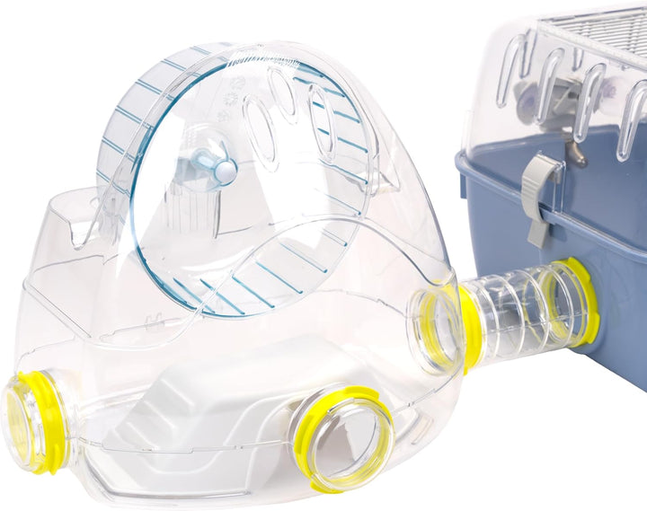 Ferplast Hamsterkäfig, COMBI 2 Nagerkäfig, Kleintierkäfig, Hamsterzubehör inklusive, 79 x 30 x h 26