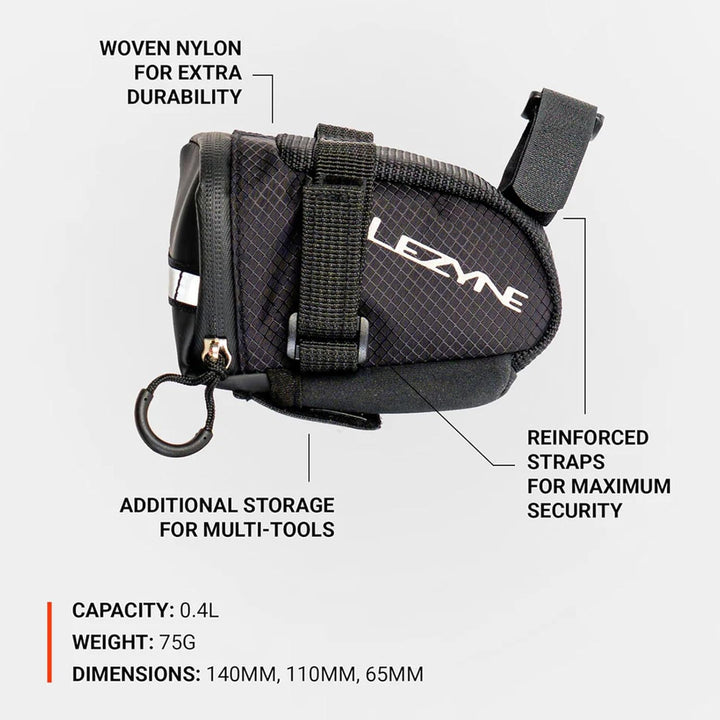 Lezyne Trinkrucksäcke, Satteltaschen + Zubehör Caddy, M 0,6 Schwarz, 0,6 Schwarz