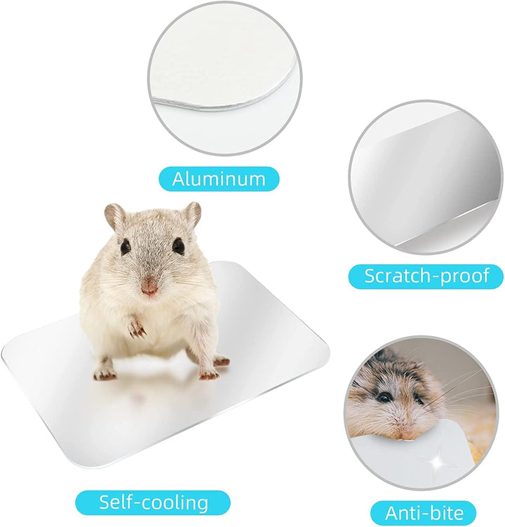 Namvo Kühlmatte für den Sommer, für Hamstermatte, Eisbett, für kleine Haustiere, Hamster, Meerschwei