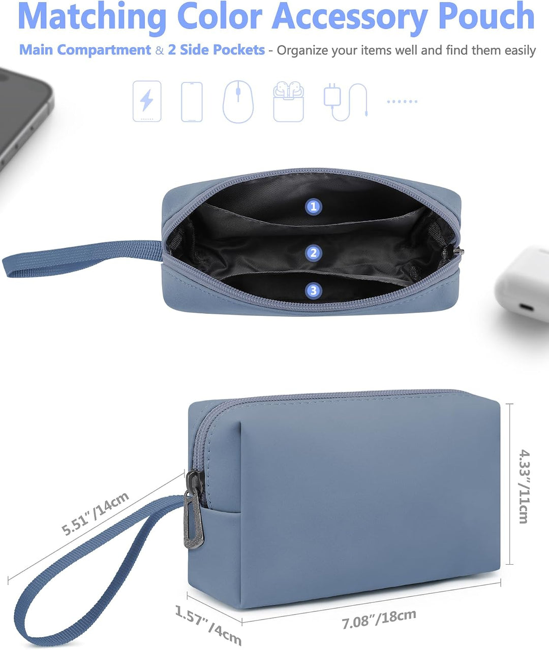 HYZUO 13 Zoll Laptop Hülle Tasche mit Einstellbarer Ständer für MacBook Air 13 M5 A3449 M4 M3 M2 M1