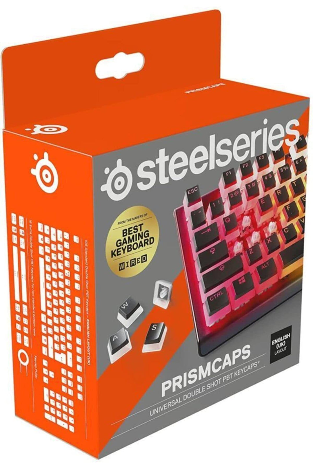 SteelSeries PrismCaps – Double-Shot-Tastenset mit „Pudding“-Optik – Kompatibilität mit allen gängige